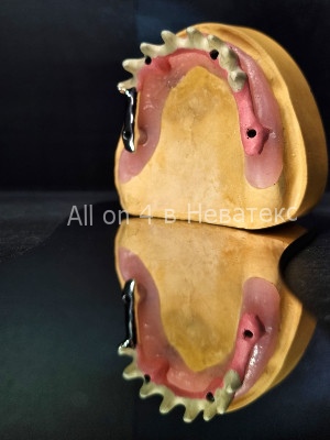 балка-гребенка на модели